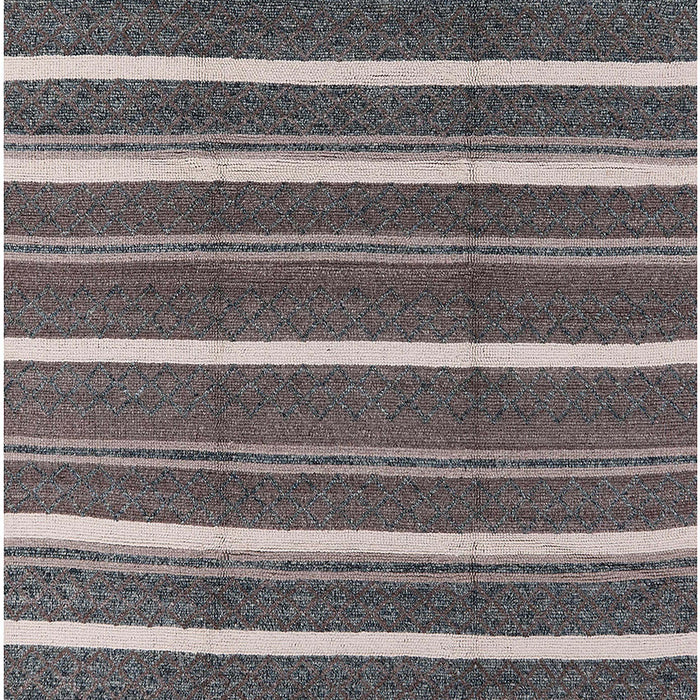 Mid-Century Modern Black Oriental Rug, urb2927