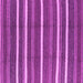 Square Machine Washable Oriental Pink Industrial Rug, wshurb2927pnk