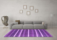 Machine Washable Oriental Purple Industrial Rug, wshurb2927pur