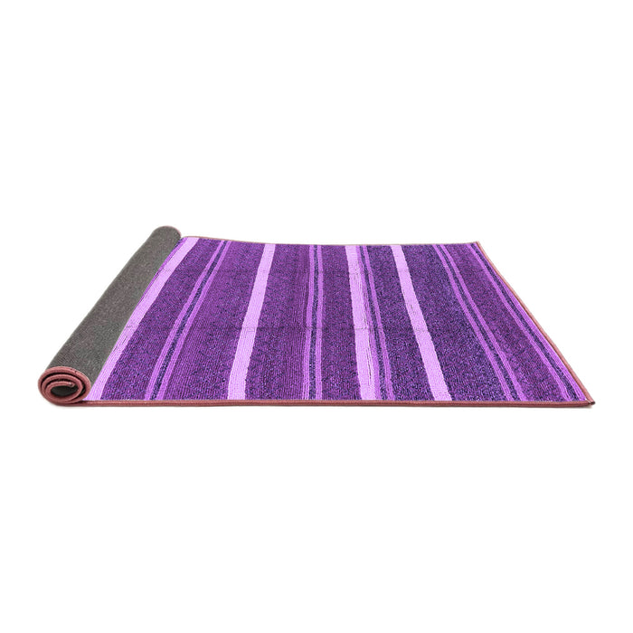 Sideview of Oriental Purple Industrial Rug, urb2927pur