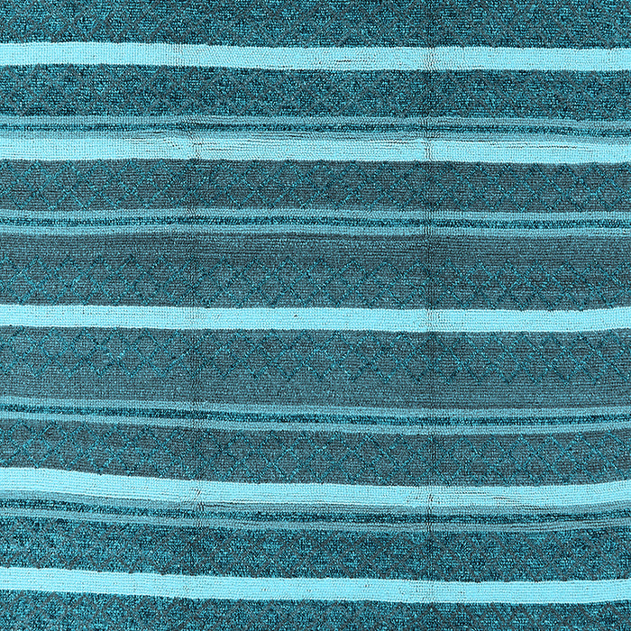 Machine Washable Oriental Light Blue Industrial Rug, wshurb2927lblu