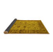 Sideview of Oriental Yellow Traditional Rug, urb2928yw