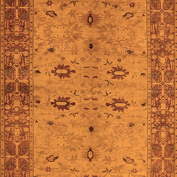 Oriental Orange Traditional Rug, urb2928org