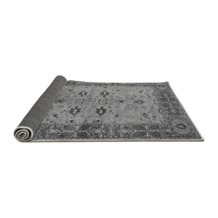 Sideview of Oriental Gray Traditional Rug, urb2928gry