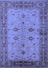 Oriental Blue Traditional Rug, urb2928blu