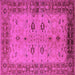 Square Oriental Pink Traditional Rug, urb2928pnk