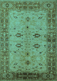Oriental Turquoise Traditional Rug, urb2928turq