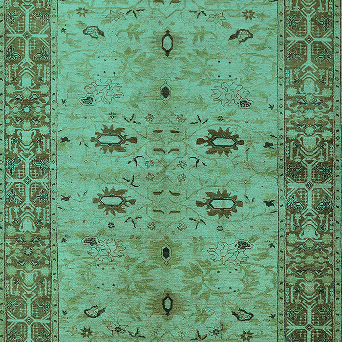 Oriental Turquoise Traditional Rug, urb2928turq