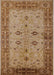 Machine Washable Industrial Modern Mahogany Brown Rug, wshurb2928