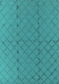 Solid Turquoise Modern Rug, urb2929turq