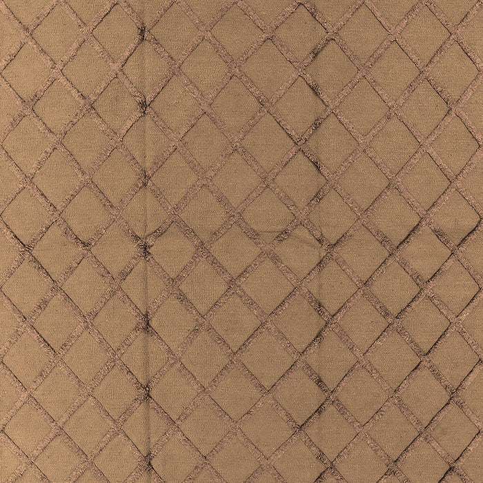 Solid Brown Modern Rug, urb2929brn