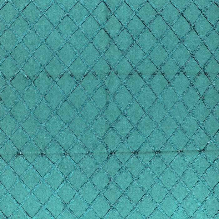 Square Machine Washable Solid Turquoise Modern Area Rugs, wshurb2929turq