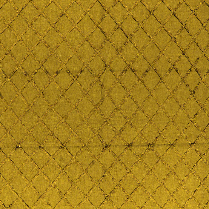 Square Solid Yellow Modern Rug, urb2929yw