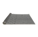 Sideview of Solid Gray Modern Rug, urb2929gry