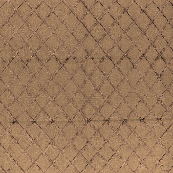 Square Solid Brown Modern Rug, urb2929brn