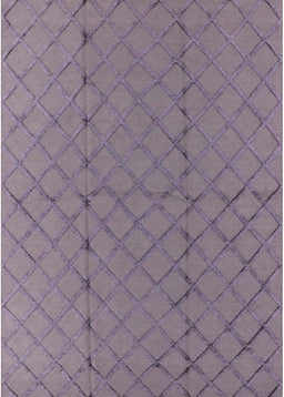 Mid-Century Modern French Lilac Purple Solid Rug, urb2929