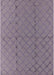 Machine Washable Industrial Modern French Lilac Purple Rug, wshurb2929