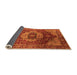 Sideview of Persian Orange Traditional Rug, urb2930org