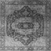 Square Persian Gray Traditional Rug, urb2930gry