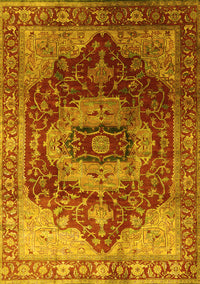 Persian Yellow Traditional Rug, urb2930yw