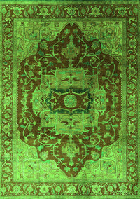 Persian Green Traditional Rug, urb2930grn