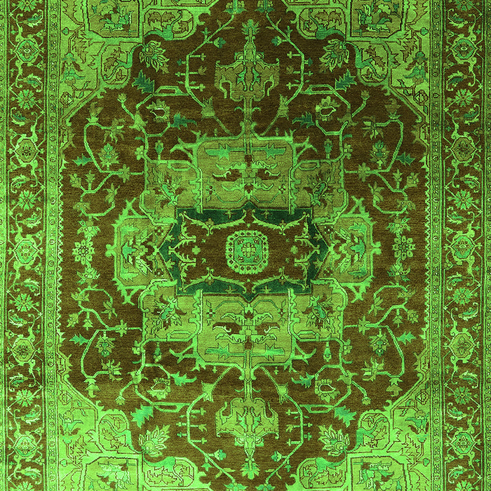 Persian Green Traditional Rug, urb2930grn