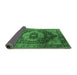 Sideview of Persian Emerald Green Traditional Rug, urb2930emgrn