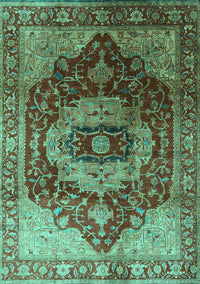 Persian Turquoise Traditional Rug, urb2930turq