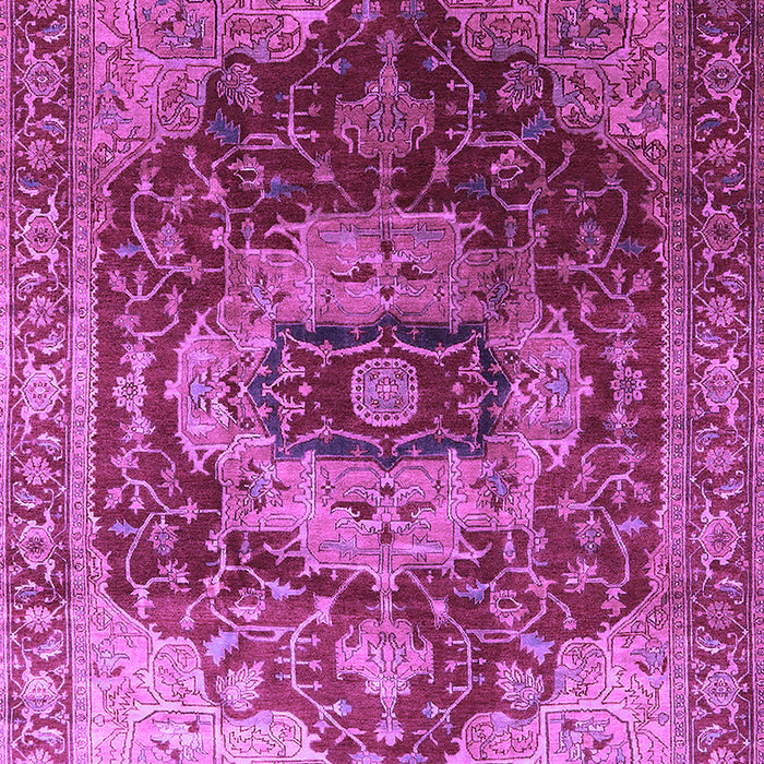 Machine Washable Persian Purple Traditional Area Rugs, wshurb2930pur