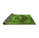 Sideview of Persian Green Traditional Rug, urb2930grn