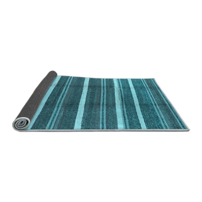 Sideview of Oriental Light Blue Industrial Rug, urb2931lblu