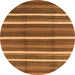 Round Oriental Orange Industrial Rug, urb2931org