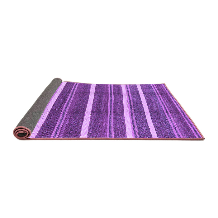 Sideview of Oriental Purple Industrial Rug, urb2931pur