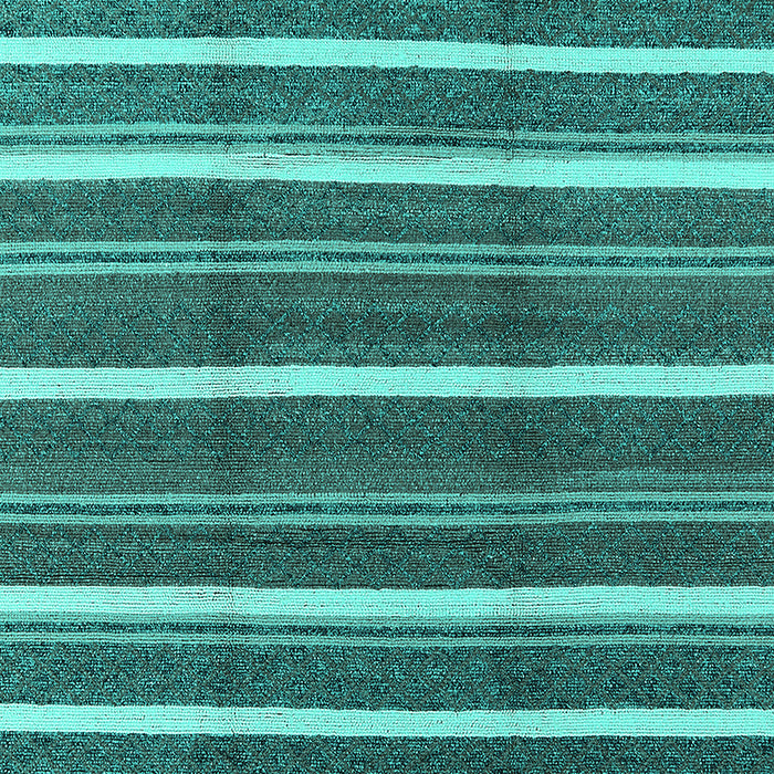 Machine Washable Oriental Turquoise Industrial Area Rugs, wshurb2931turq