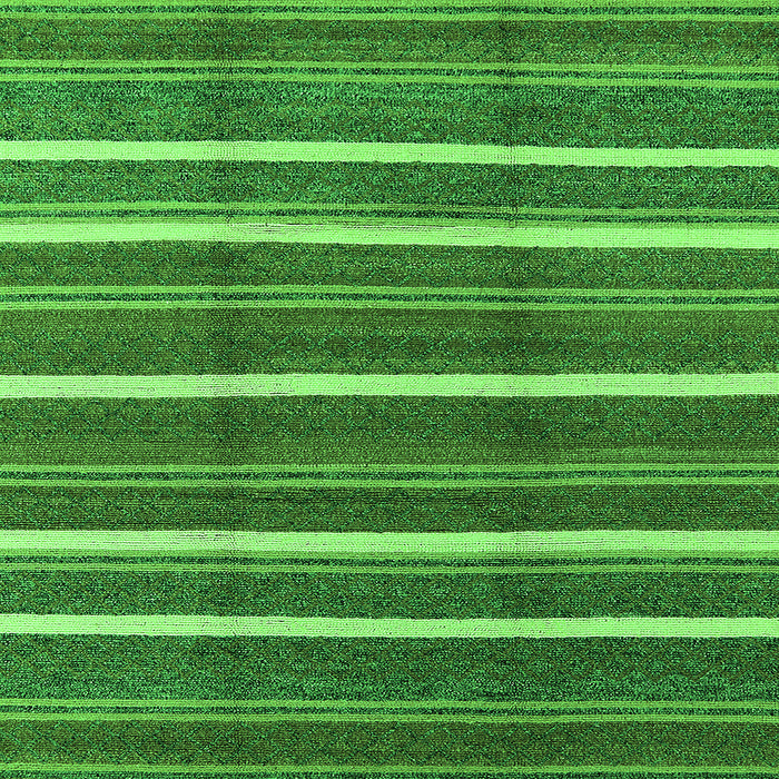 Square Oriental Green Industrial Rug, urb2931grn