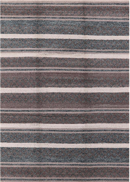 Mid-Century Modern Black Oriental Rug, urb2931