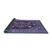 Sideview of Oriental Blue Industrial Rug, urb2932blu