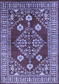 Oriental Blue Industrial Rug, urb2932blu