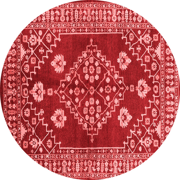 Machine Washable Oriental Red Industrial Rug, wshurb2932red