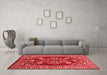 Industrial Red Washable Rugs