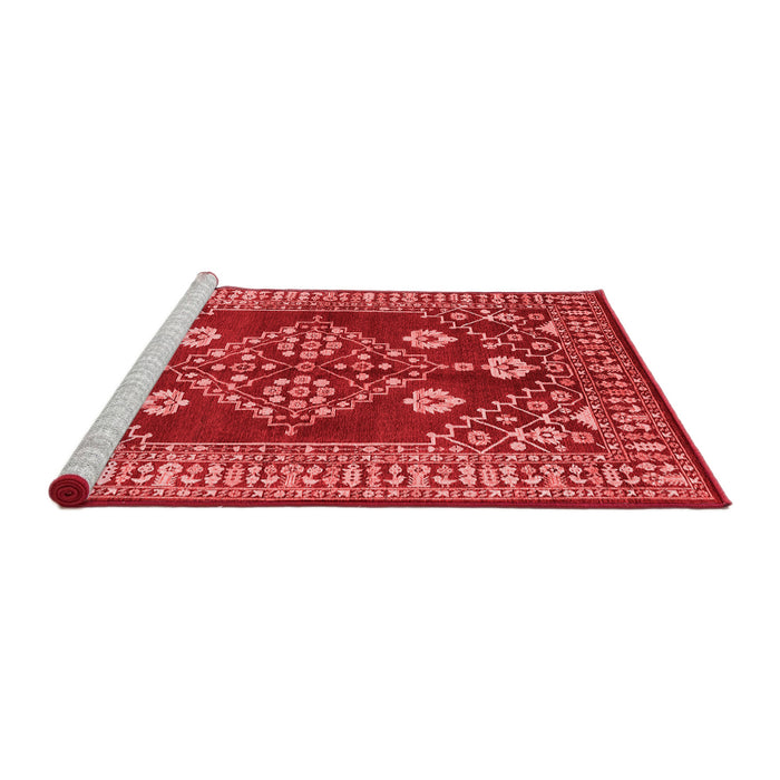 Industrial Red Washable Rugs