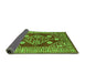 Sideview of Oriental Green Industrial Rug, urb2932grn