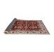 Sideview of Mid-Century Modern Red Oriental Rug, urb2933