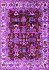 Oriental Purple Traditional Rug, urb2933pur