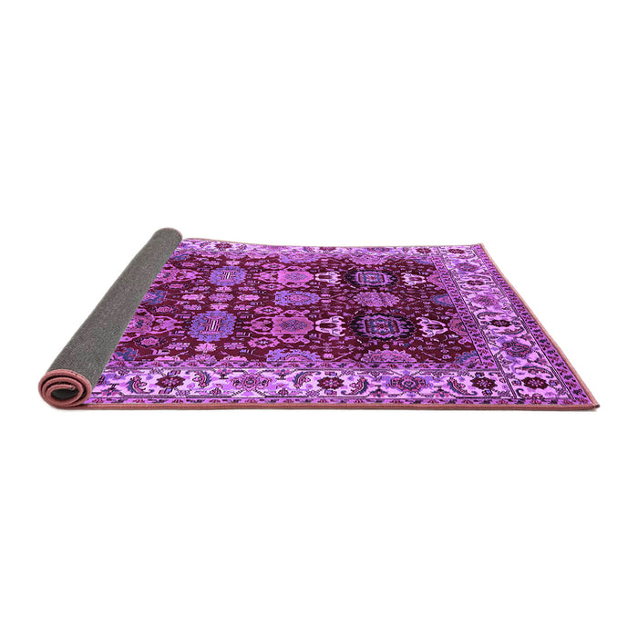 Sideview of Oriental Purple Traditional Rug, urb2933pur