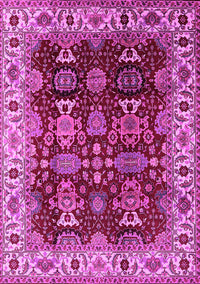 Oriental Pink Traditional Rug, urb2933pnk