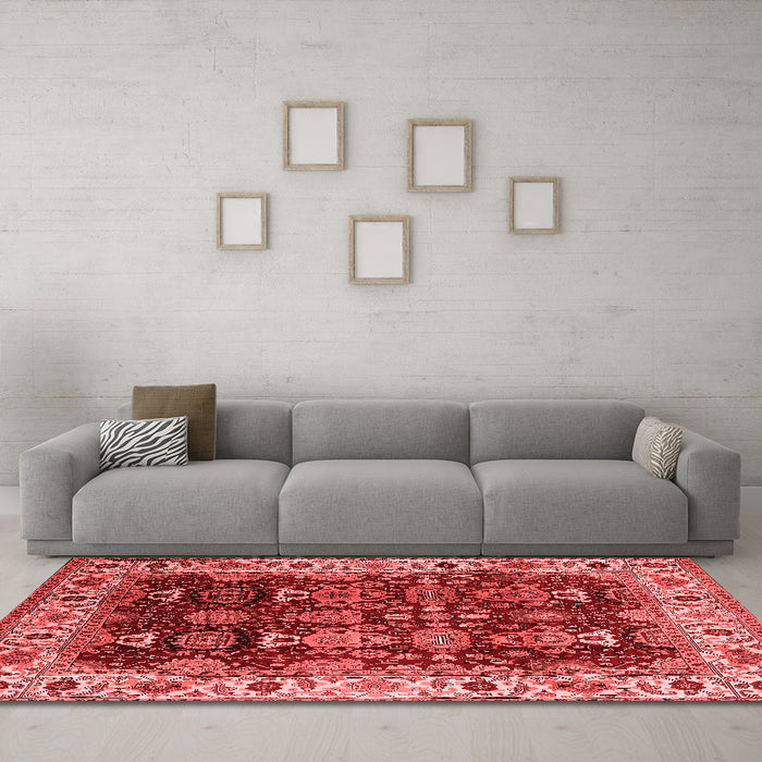 Traditional Red Washable Rugs
