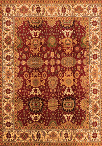Oriental Orange Traditional Rug, urb2933org