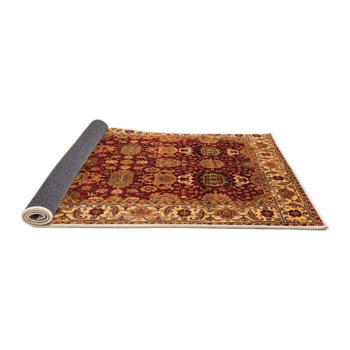 Sideview of Oriental Orange Traditional Rug, urb2933org