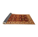 Sideview of Oriental Orange Traditional Rug, urb2933org